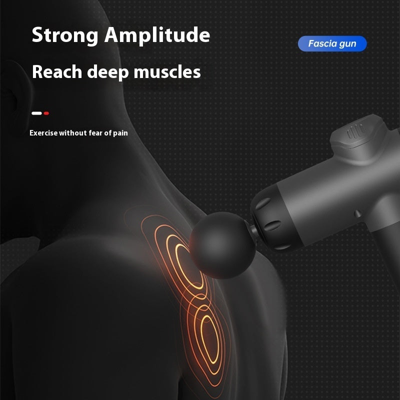 PowerRelief – Professionelle Massagepistole mit 8 Aufsätzen